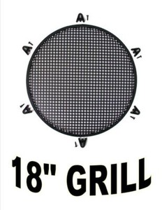 18 inch subwoofer grill