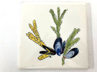 New ListingVintage Gien French Ceramic Hand Painted Tile 6" x 6" - Sea Life #2