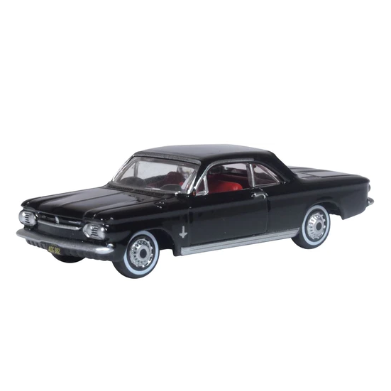 Oxford 87CH63004 Chevrolet Corvair Coupe 1963 Tuxedo Black 1:87 Scale