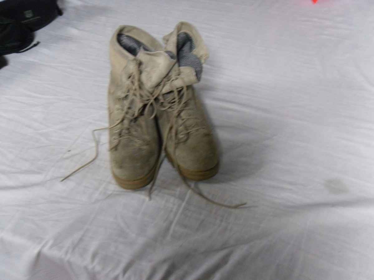 USGI DESERT TAN SUMMER sz5W BOOTS RS 7071 USGI Desert Combat Boots Tan Hot Weather 6W Wide Military  main image 2