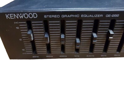 Vintage Kenwood GE-292 Stereo Graphic Equalizer 7 Band Dual