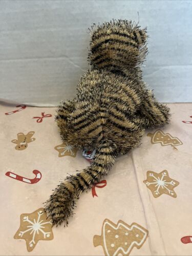 Ganz Webkinz HM032 Shaggy Fur TIGER Beanbag Plush Doll Figure NO CODE - Picture 4 of 7