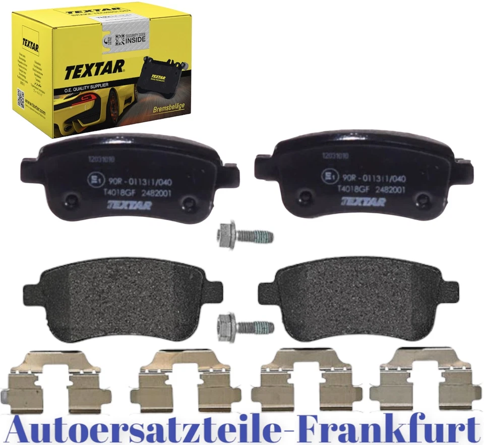 Textar Rear Brake Pads Renault Megane + Grand / Scenic Captur Clio 5 Fluence - Image 2 of 2