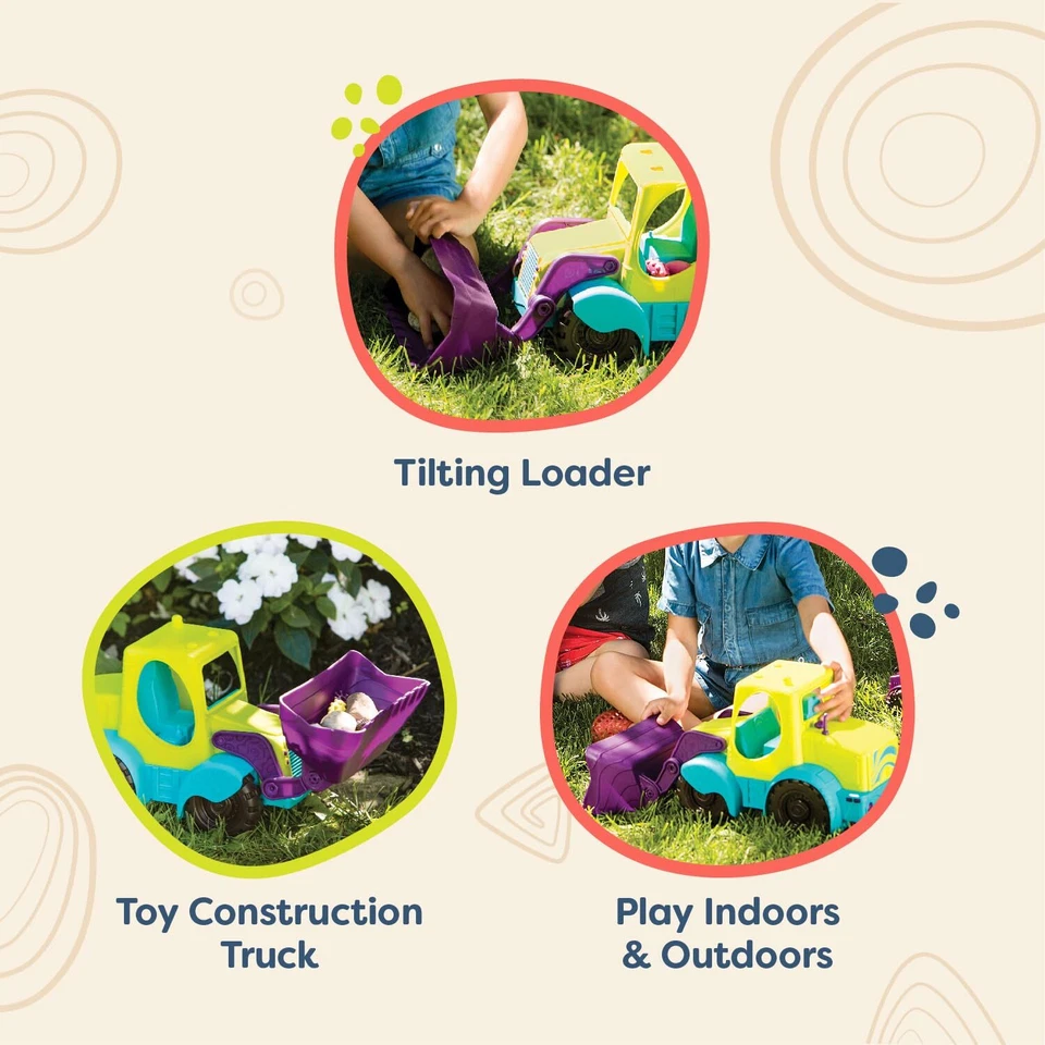 B. toys Großer Bagger 32 cm – Spielzeug für Sandkasten Strand Spielplatz und ... - Bild 2 von 4