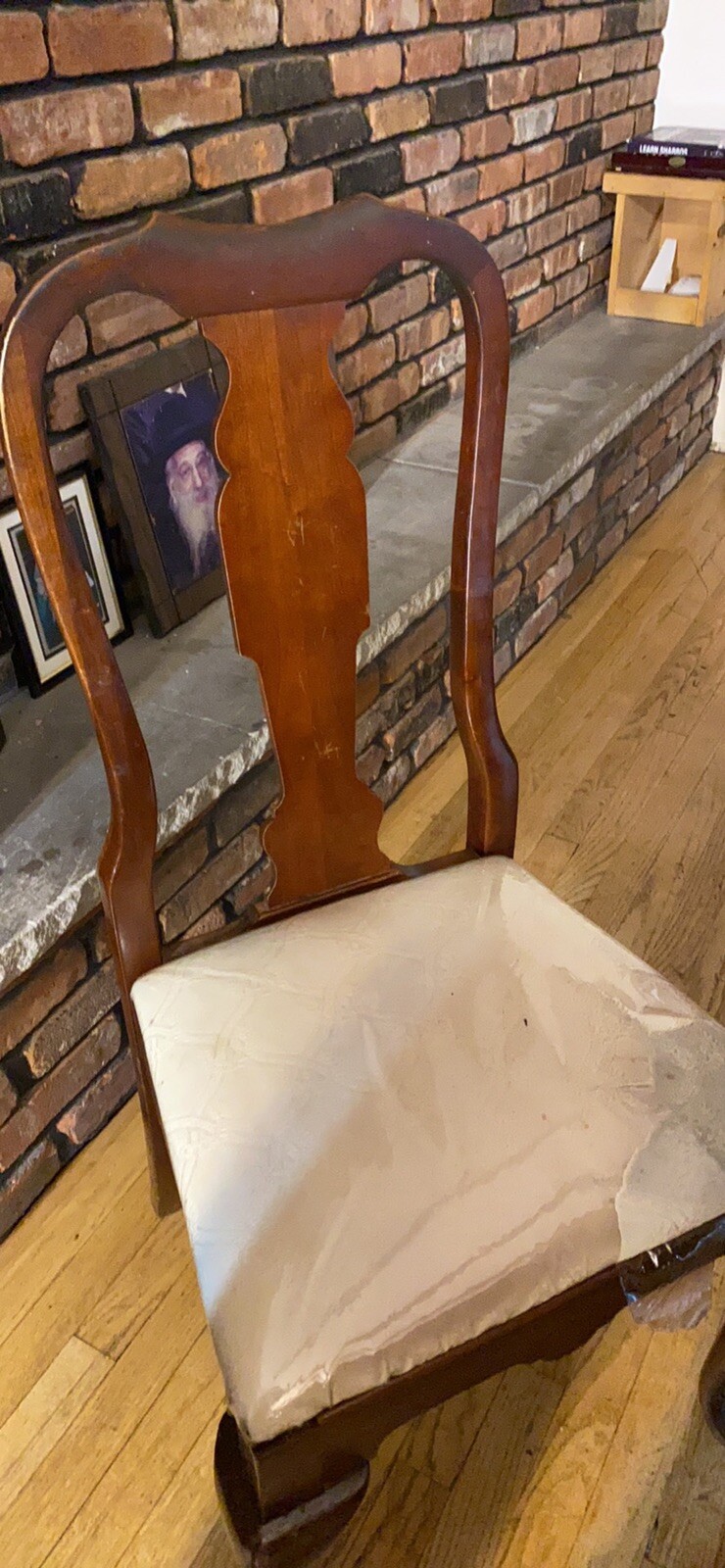 ohana furniture outlet on Ohana 1393bk 78 7pcs Country Black Cherry Wood Leaf Dining Table Set For Sale Online Ebay