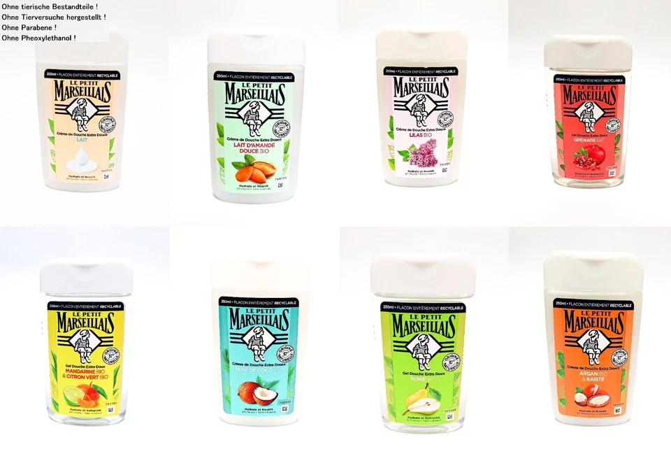 Duschgel Le Petit Marseillais Duschcreme 250ml Frankreich Duft Auswahl Angebot !