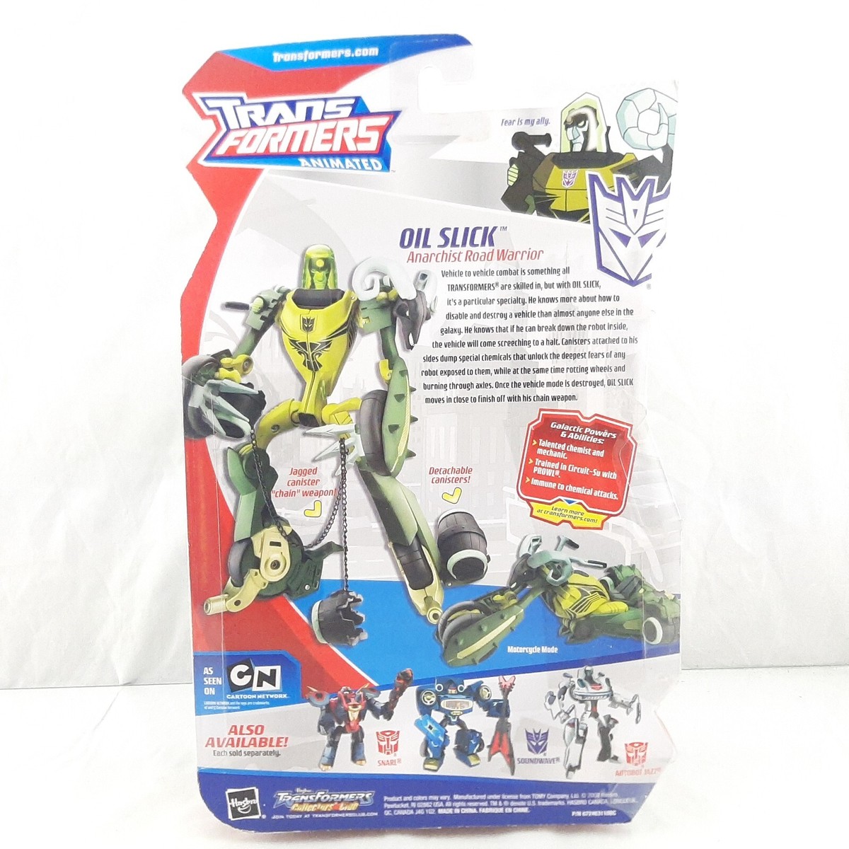 ミニカー transformers animated hasbro set Year 2008 Transformer Animated Series Exclusive 3 Pack