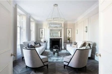 Crystal Chandelier Light Fixture Large Halo Kitchen Dining Living Room Foyer 42"