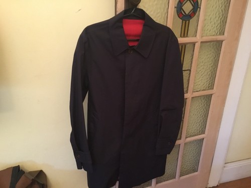 Crombie by Crombie Coat Mac Rainmac Skinhead Mod Suede - Picture 2 of 11