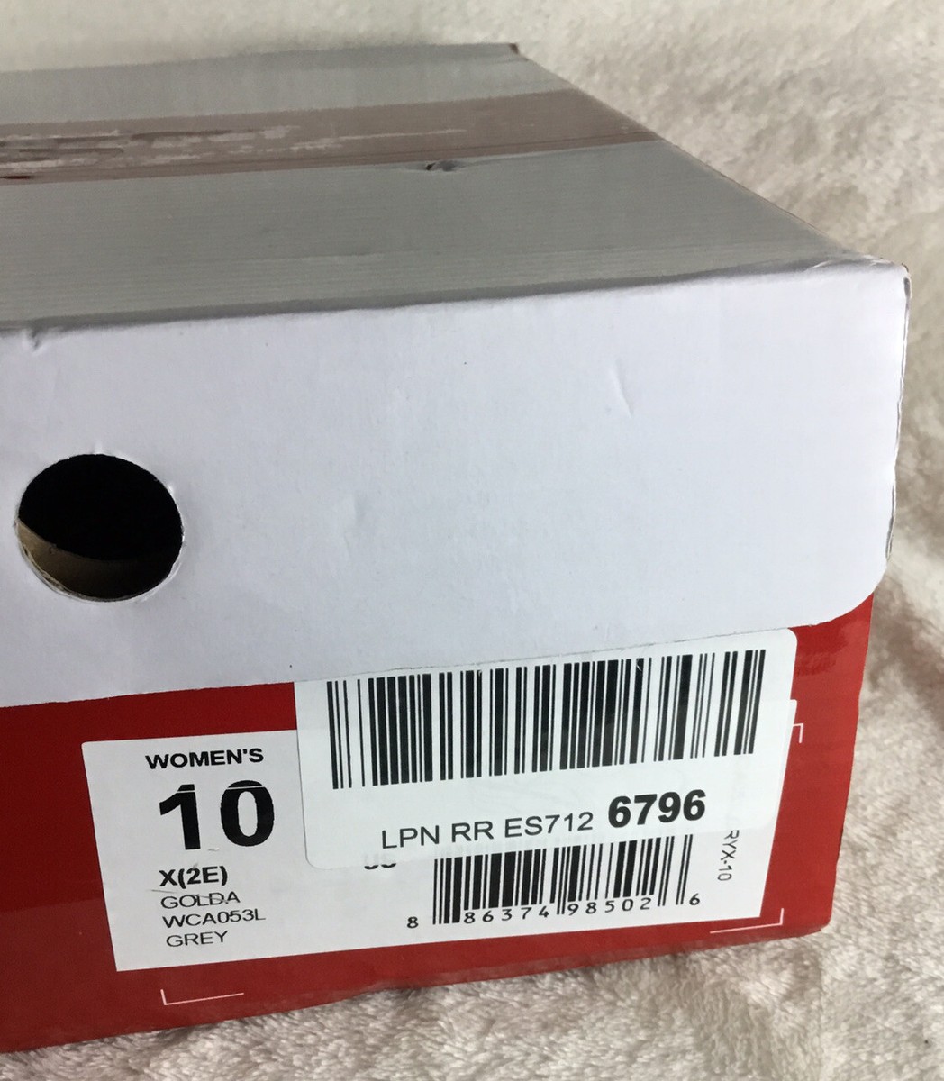 Chaussures Décontractées Femme Propet Golda Cuir Gris Pointure 10 US - Largeur EE, Confort