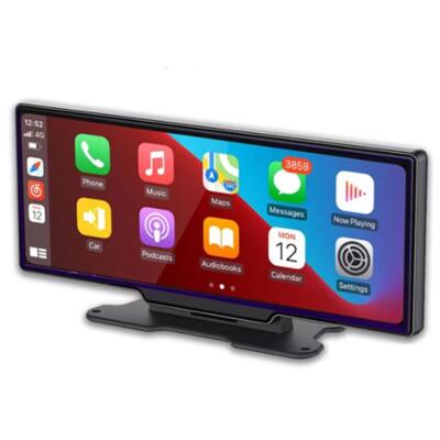 Touch Screen Dash Cam Carplay Android Auto Car DVR Video Recorder Camera WIFI FM