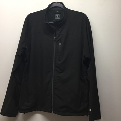 CHAMPION Soft Shell Black Rain Jacket 