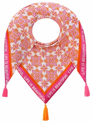 ZWILLINGSHERZ schnes leichtes Dreieckstuch Bambus SUMMER TIME 200 x 95 NEU  | eBay