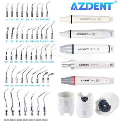 AZDENT Dental Ultrasonic Scaler Handpiece/Tips /Wrench /fit for EMS/SATELEC /VRN