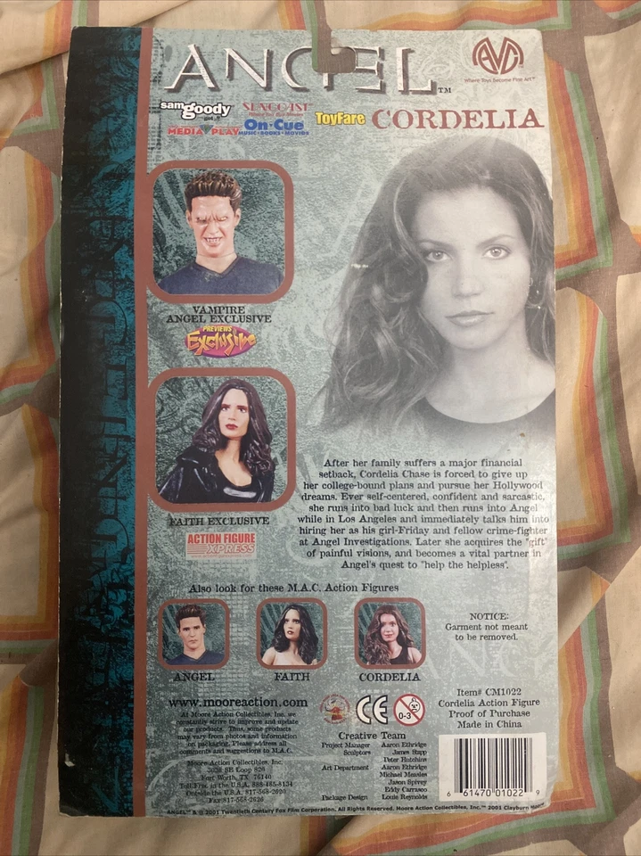 Slave Cordelia Sam Goody exclusivo 2005 Angel Moore acción sin usar, en caja Foto 2 de 4