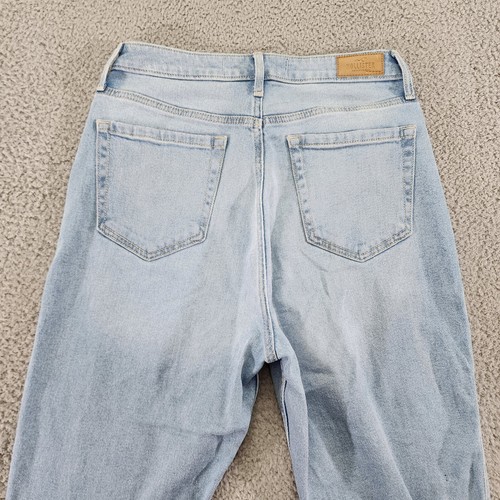 Hollister Jeans Womens 7 Blue Mom Light Wash 28X26 Curvy High Rise Denim - Picture 12 of 12