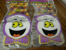 5357 2 Packages: 20 Each Package Ghost Motif Halloween Treat Bags W Twist Ties