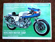 1977 Ducati Desmo Motorcycle Print Ad