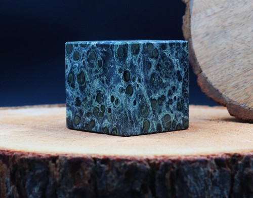 40MM Green Kambaba Jasper Cube Natural Healing Crystal Cube Chakra Gemstone Gift - Picture 7 of 7