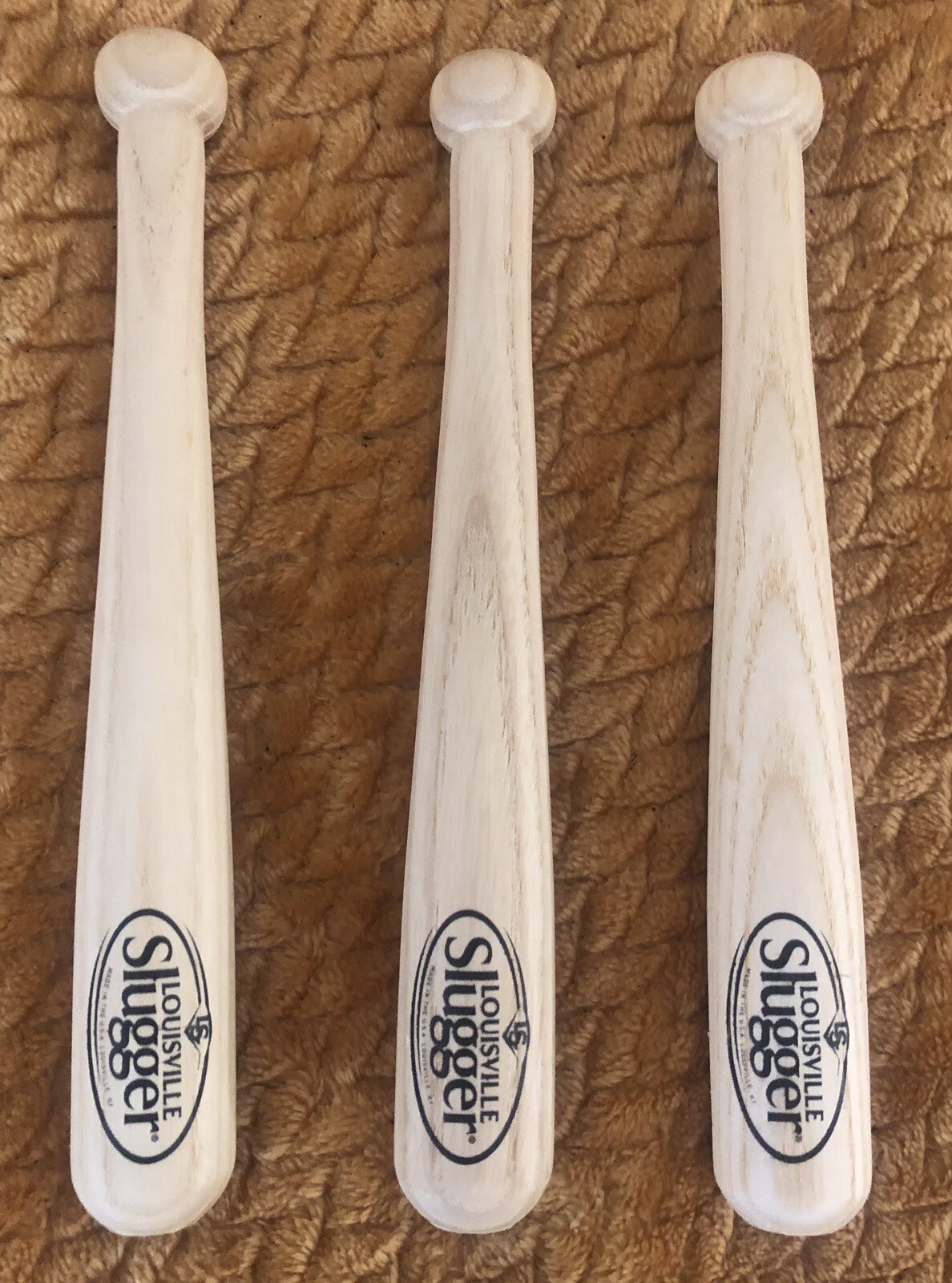 3. Vintage LOUISVILLE SLUGGER Miniature Wooden Baseball Bats eBay