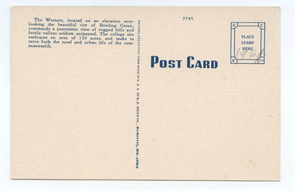 West Hall Heating Plant Western Kentucky Teachers College Bowling Green