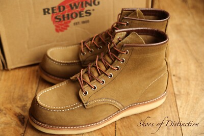 Redwing Red Wing Fall Guy 8881 Tan Brown Suede Boots Schuhe UK 6 US 7 D EU 40