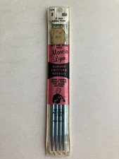 Vintage Marcia Lynn Aluminum Knitting Needles 7 Inch Double Point Size 8