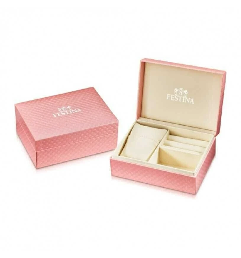 FESTINA  BOLSILLO  COLLANA  OROLOGIO TASCA   QUARZ  REFERENZA   F2032/1  NUOVO - Immagine 4 di 4