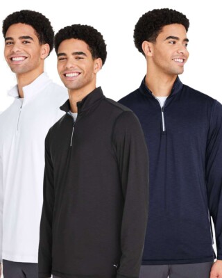 Puma Golf - You-V Quarter-Zip Pullover - 539105, Performance, UPF 50+, dad gift