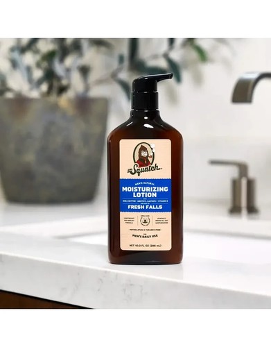Dr. Squatch Men's Natural Moisturizing Lotion Fresh Falls 10 FL OZ | eBay - Men'S Natural Moisturizing Lotion For Skin