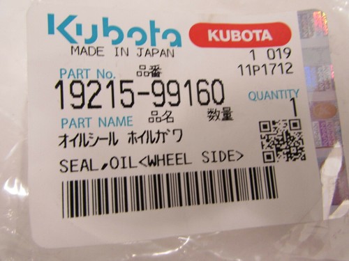 GENUINE KUBOTA CRANK SHAFT SEAL D722 D902 Z482 19215-99160 - Picture 4 of 4