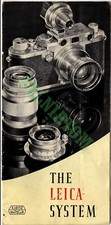 Vintage Leitz The Leica System Brochure