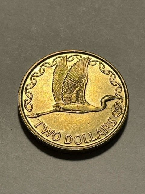 1990 New Zealand 2 Dollars AU+ #9970 | eBay