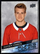 2020-21 Upper Deck french YG Hayden Verbeek #714