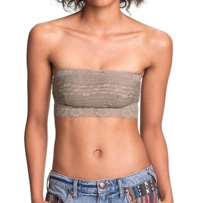 フリーピープル トップス タンクトップ F715O220-2224 Free People Scalloped Lace Bandeau Taupe X Free People Scalloped Lace Bandeau in Taupe NWT Brand New | eBay