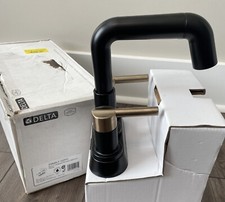Delta 25849LF-GZPD - Nicoli Centerset 2-Handle Bathroom Faucet Pull-Down Faucet