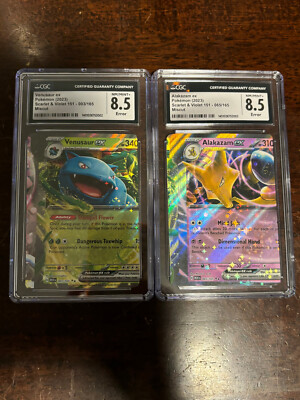 Pokemon 151 Misprint EXTREMELY RARE CGC Graded PULLED FROM SAME PACK  SEQUENTIAL! | eBay