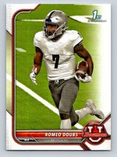 2021-2022 Bowman University 1st Bowman #24 Romeo Doubs Nevada Wolf Pack