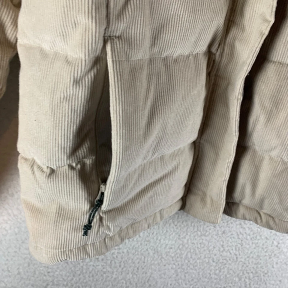 Chaqueta Columbia Para Mujer Plumón Pana Rubí Caídas Novedad Cremallera Frontal Central M Foto 2 de 4