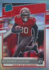 2020 Panini Donruss Optic Football Rated Rookies #186: Ke'Shawn Vaughn Holo