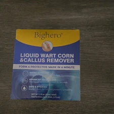 Bighero 2 Pack Fast-Acting Wart & Corn Remover Liquid for Feet. 11/26 expiration