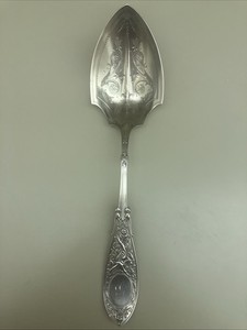 Whiting Sterling Alhambra  10 1/2” Serving Spoon