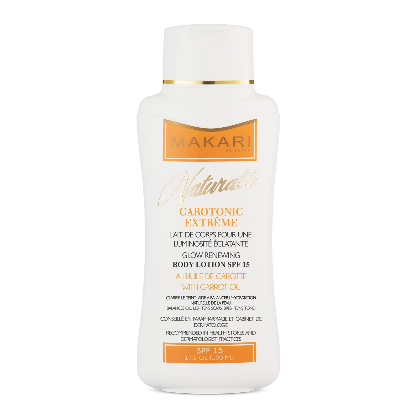 Makari 2-Pack Carotonic Extreme Glow Body Lotion SPF 15 for Women