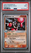 2005 POKEMON EX EMERALD #95 MEDICHAM EX-HOLO PSA 9 on eBay