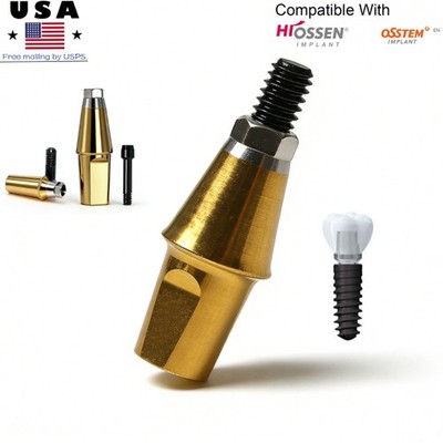 Hiossen ET Dental Standard Straight Titanium Abutment Cement-Retained Abutment