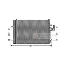 Kondensator Klimaanlage für Ford Galaxy 2.0 TDCi 2.2 S-Max Land