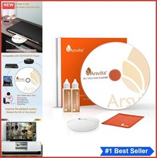 Laser Lens Cleaner Disc for CD VCD DVD Player 2 Brush Kit Cleaning Fluid Cloth