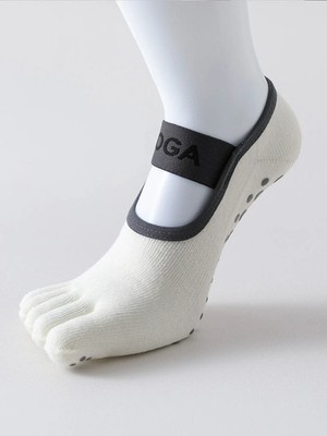 Rutschfeste Zehensocken Damen Sport Yoga Pilates Elastisch atmungsaktiv