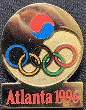 1996 Atlanta Olympics South Korea Pin – Olympic Pin Society Aminco Exclusive