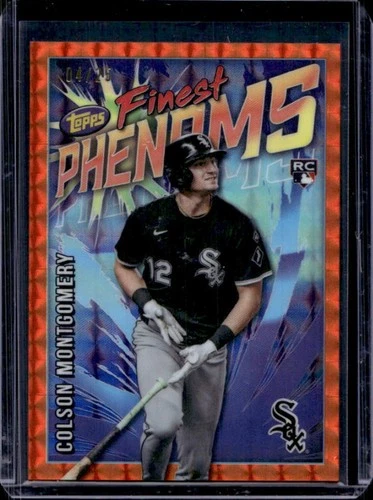 2026 Topps Finest Colson Montgomery Orange Geometric (RAW)